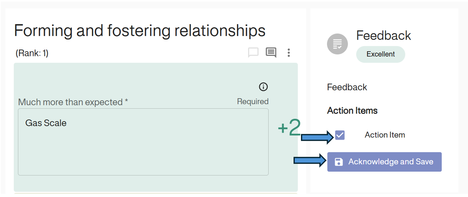 Acknowledge and Save